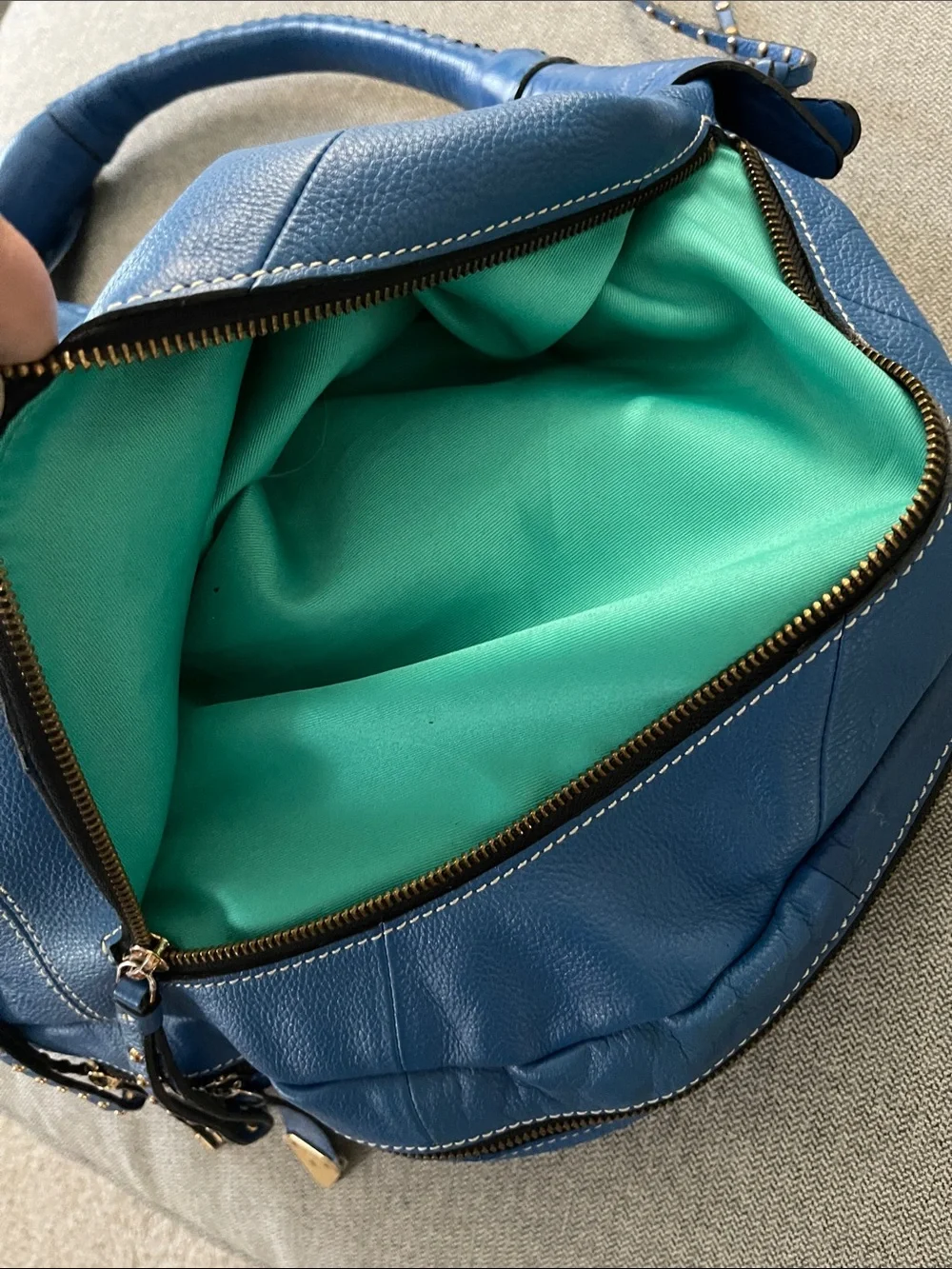 ORYANY Leather Hobo Bag
